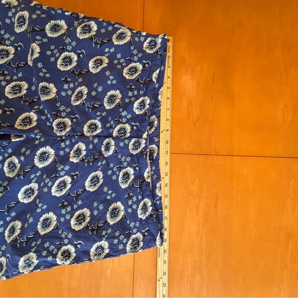 Polo Ralph Lauren Sport L Vintage Blue Floral Swim Bathing Bermuda Board Shorts - Picture 7 of 13